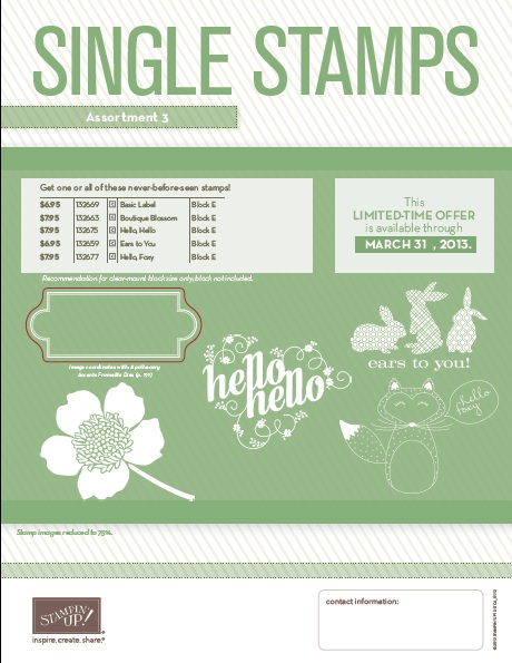 Single Stamps Assortment 3