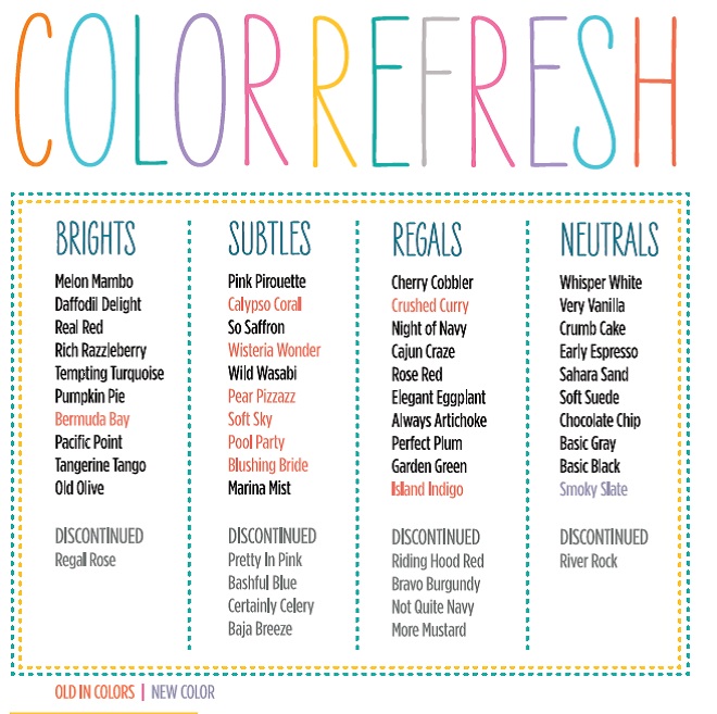 Color Refresh Table