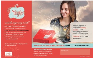 Paper Pumpkin Promotion