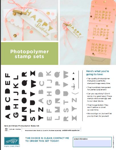 Photopolymer Sans & Stripes