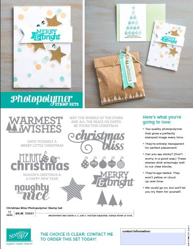 Photopolymer Christmas Bliss