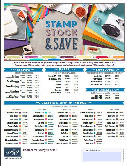 Stamp Stock & Save