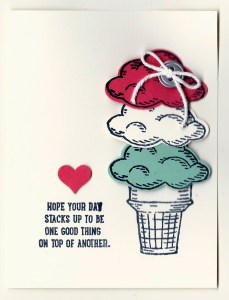 Sprinkles Triple Cone